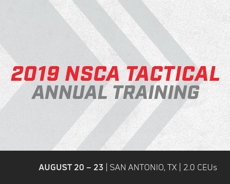 NSCA Tactical Annual Training